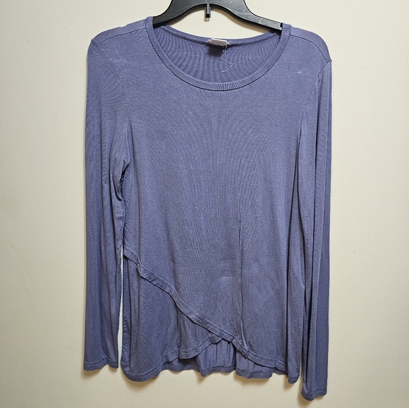 pret-a-porTEE Tops - Pret-a-porTEE medium periwinkle blue long sleeve shirt‎